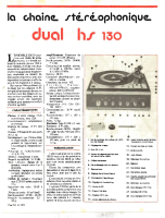 Dual HS-130-TEST-10-1974-6 